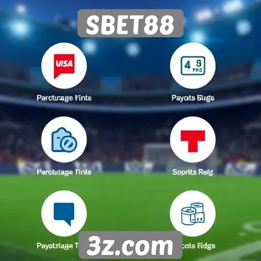 Métodos de pagamento disponíveis no SBET88